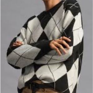 NWT Velvet by Graham & Spencer Argyle Sweater